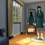 Sims 3 - Human Kitty Katswell in everyday outfit 1