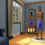 Sims 3 - Eugene Beauregarde in swimsuit 1