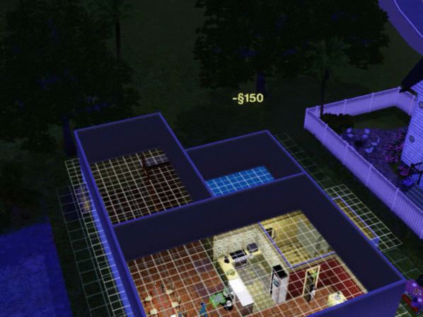 Sims 3 - I edit and built a new second house floor
