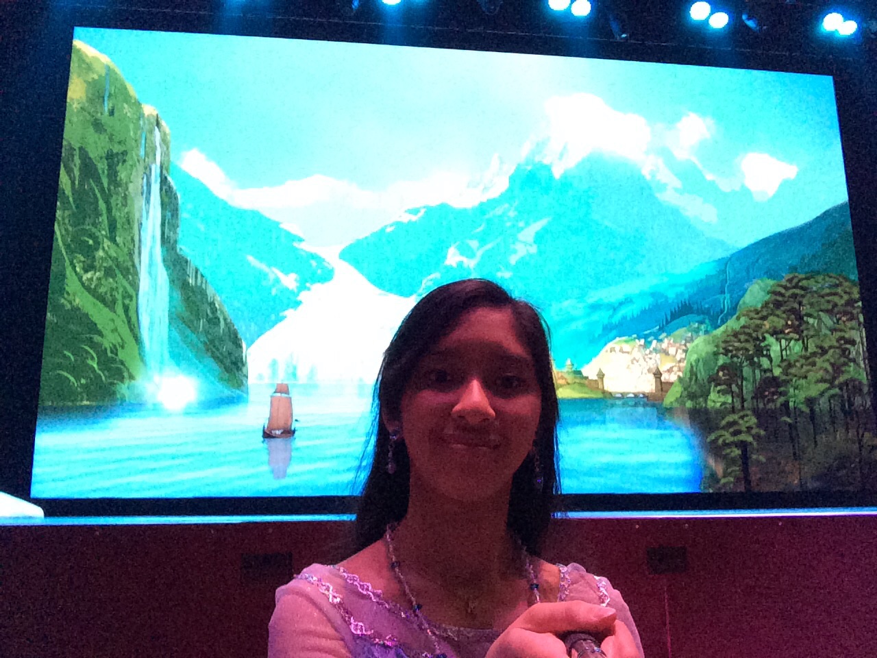 Me at Frozen Sing Along Celebration Show photo 8