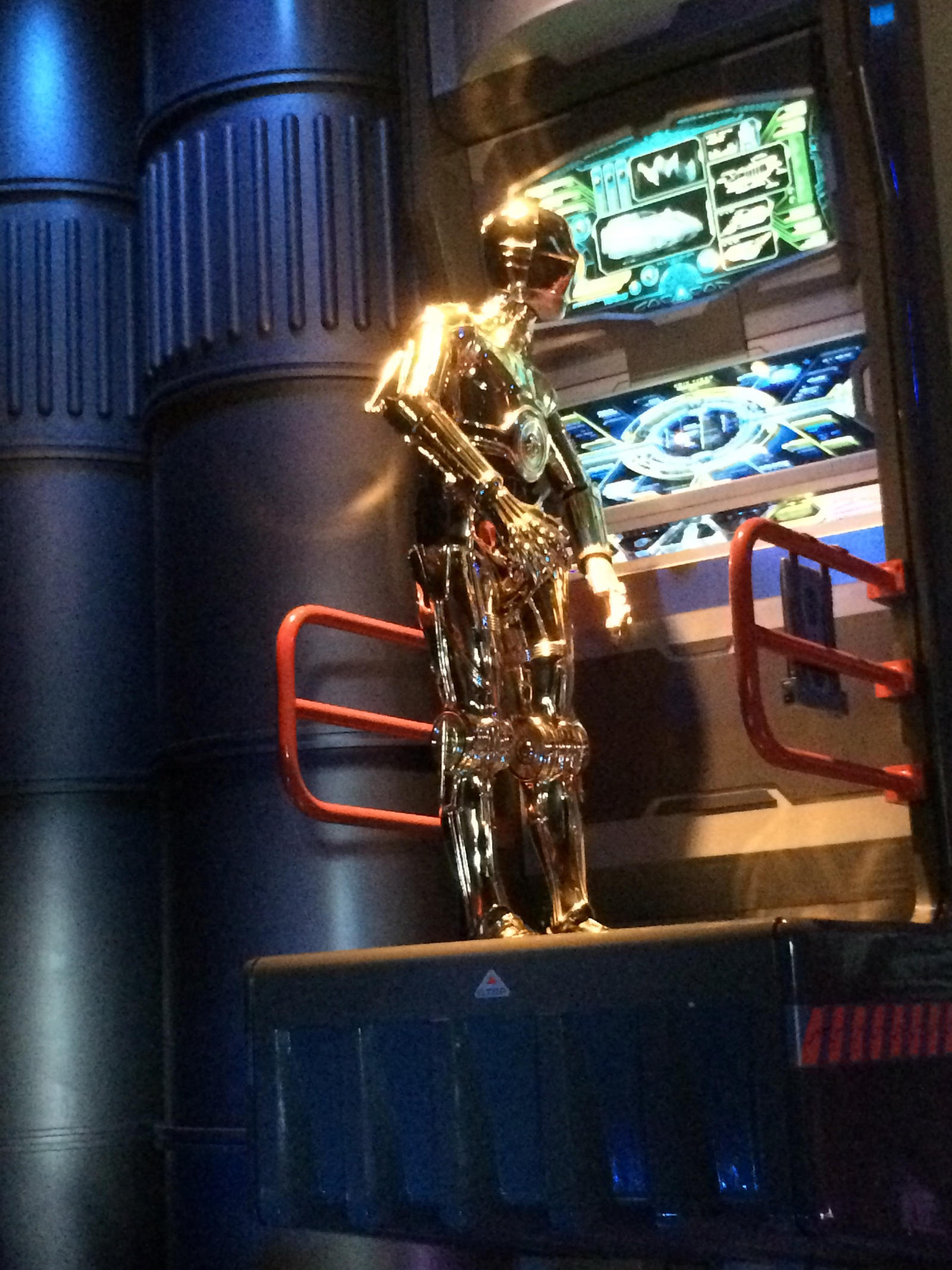 C-3PO is working in Star Tours photo 2