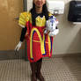 Me in French Fries costume with my R2D2 toy 1