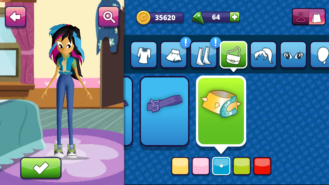 MLP EG game - Me in student outfit 2