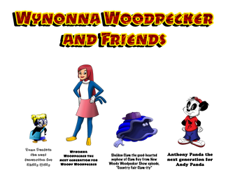 Wynonna Woodpecker and Friends main characters
