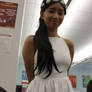 Me in a white dress and white flower wreath pic 3