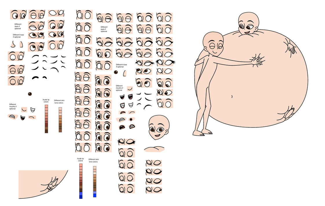 Over Inflated Base HaVTitC - Boy hugs an inflated girlfriend base 1 by BerryViolet on ...