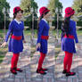 Me in redesigned 1971 VB outfit and red hat