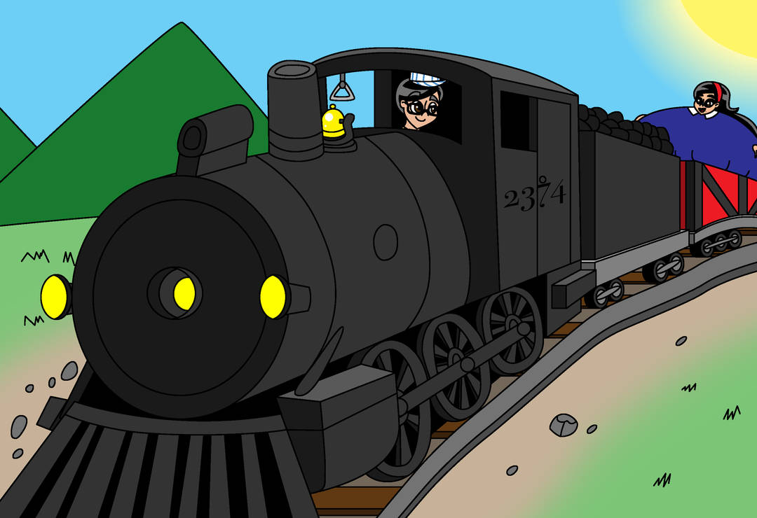 An Inflated Train Ride by Matthew by BerryViolet on DeviantArt