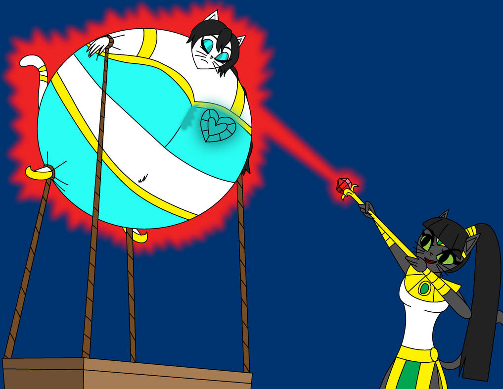 Queen Eugina takes Inflated Elina's heart crystal by BerryViolet on ...