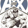 Hulk AvsX Blank Cover Commission