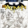 Batman vs Bane blank cover 2013