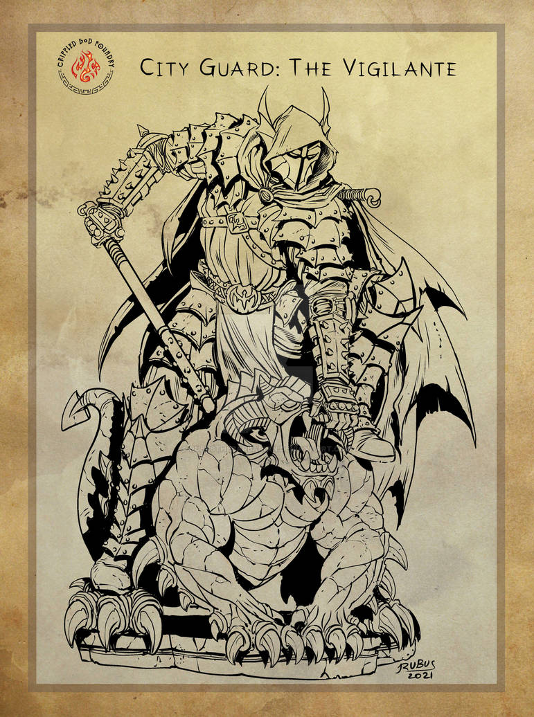 DnD - City Guard: The Vigilante by RubusTheBarbarian on DeviantArt