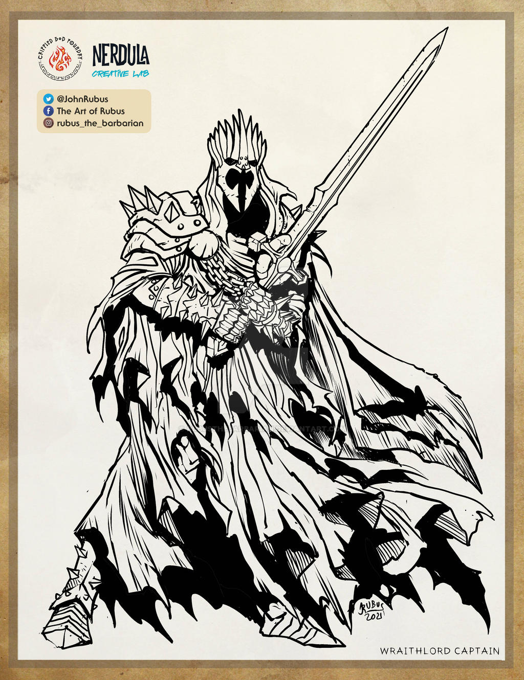 Wraithlord Captain by RubusTheBarbarian on DeviantArt