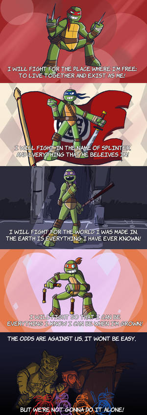 They Will Fight ((TMNT X Steven Universe))