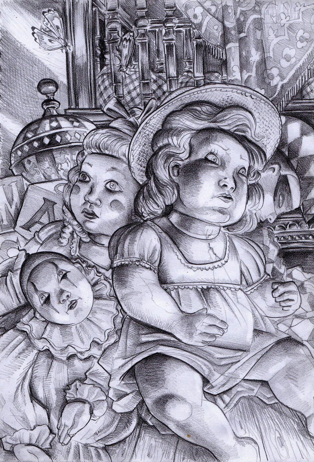 The dolls are coming... by Black--Mountain