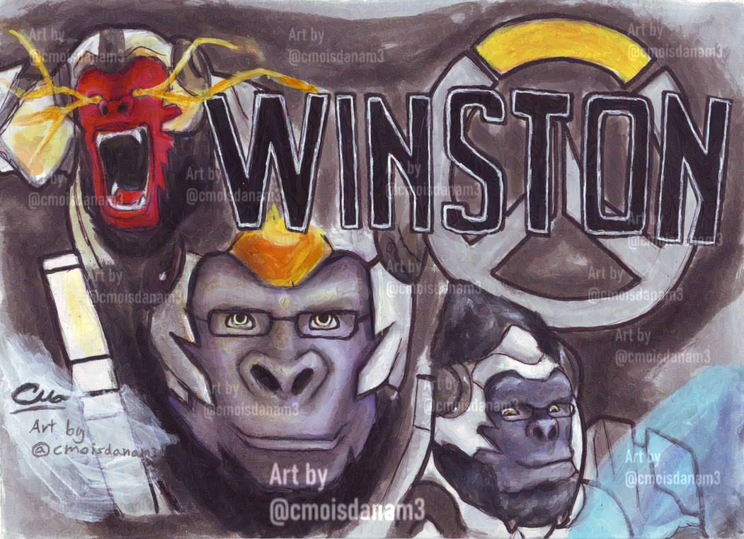 Winston Rage Overwatch Winston Fanart by CmoIsDaNam3 on DeviantArt