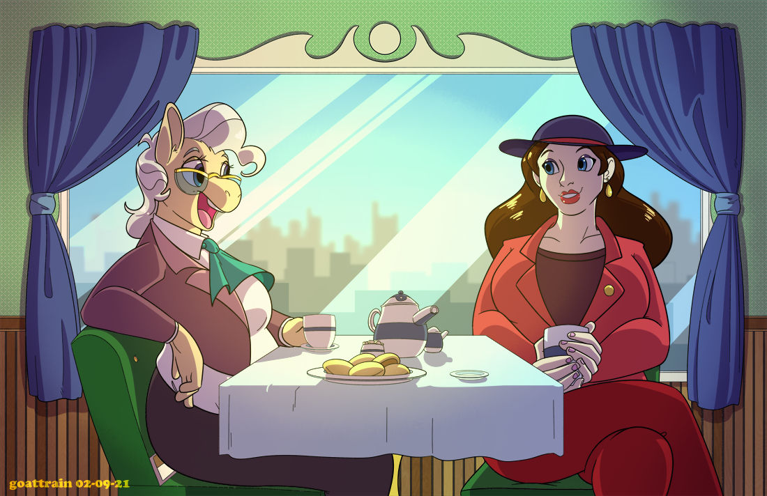 Talking Over Tea s by goattrain on DeviantArt