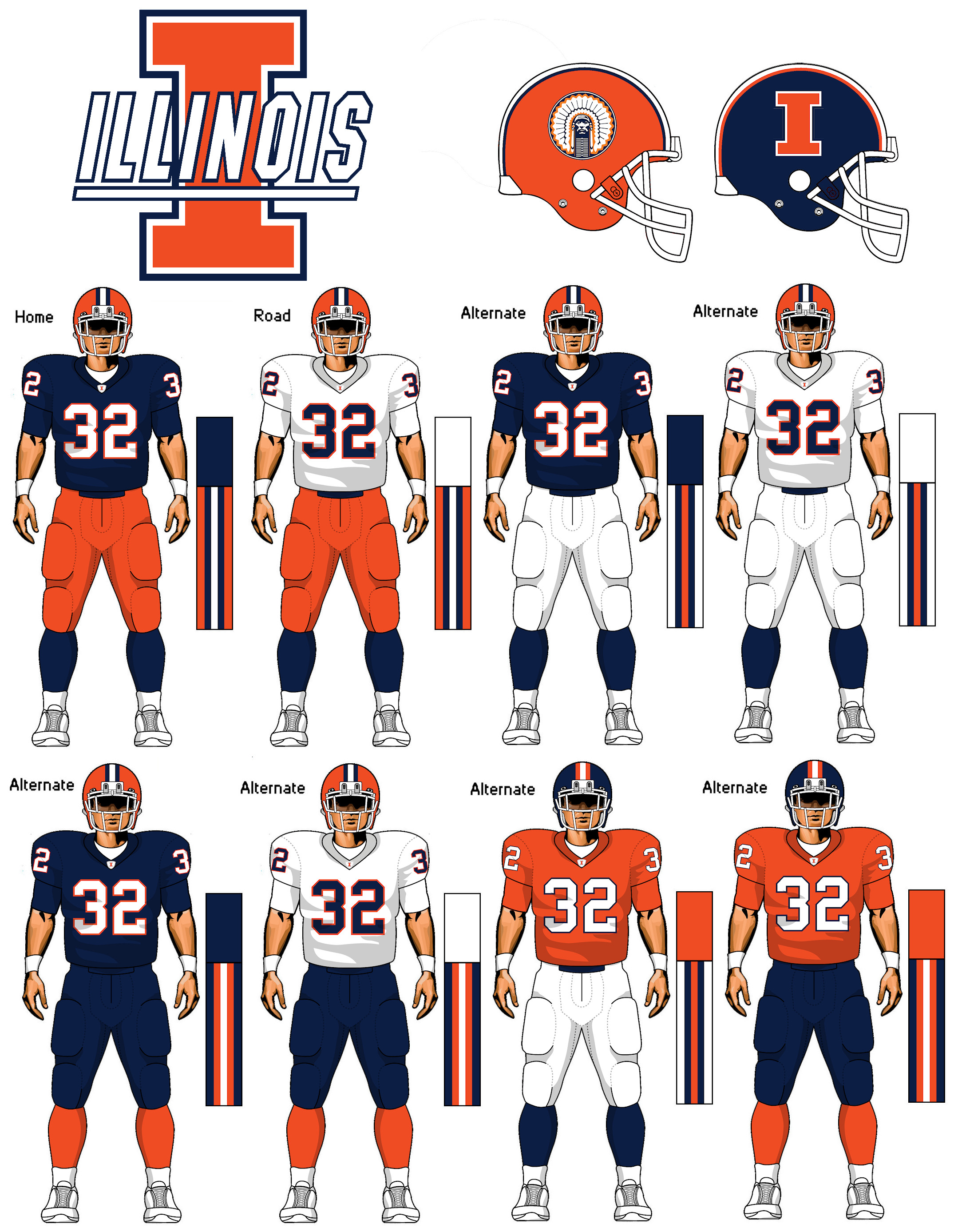 Fighting Illini uniform concept