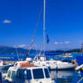 Boats in Corfu Town