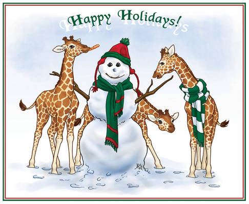 Christmas 07 - Giraffes