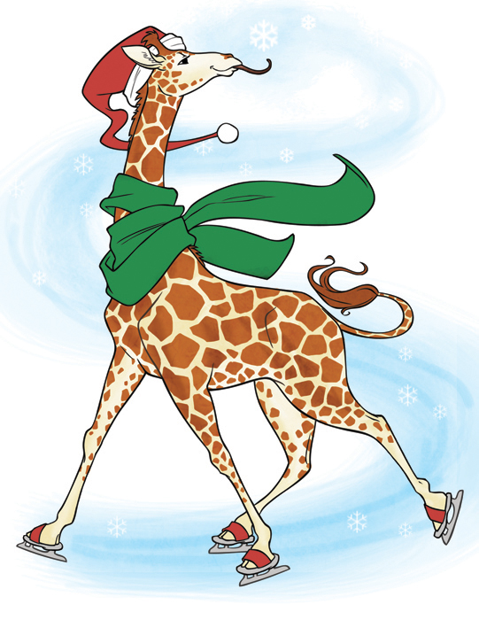 Holiday Giraffe 2010