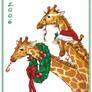 Christmas Giraffes