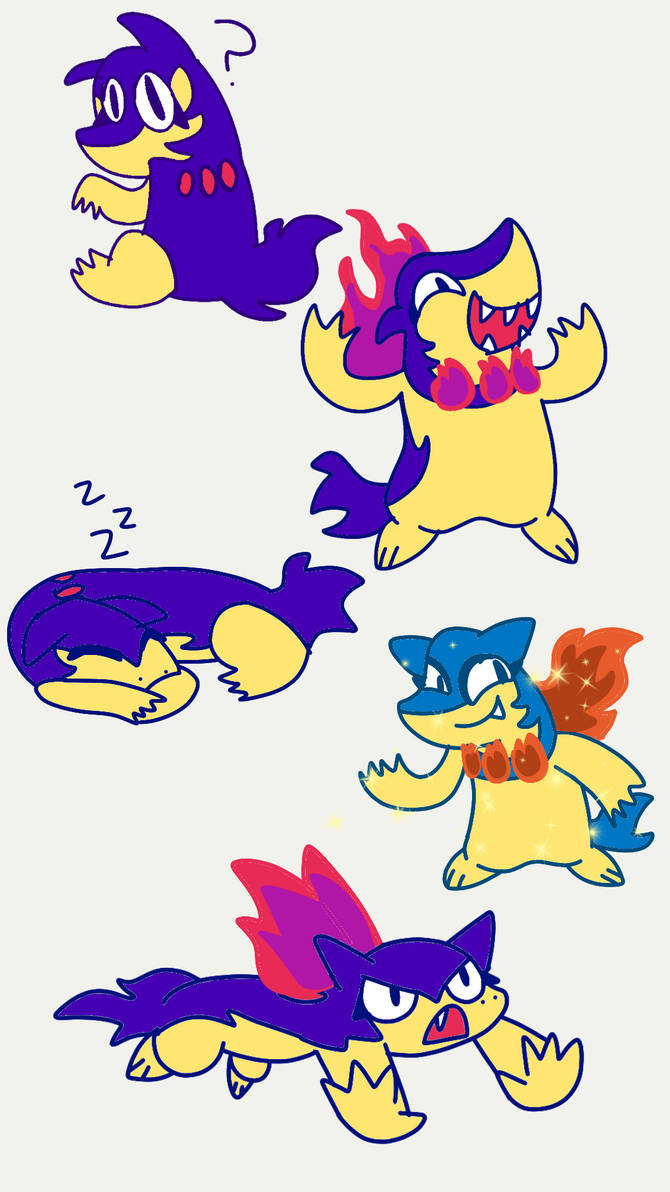 Hisuian Typhlosion by MekaylaTV on DeviantArt