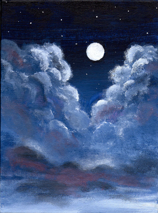 Cloudy Night Sky By Xsfreak On Deviantart