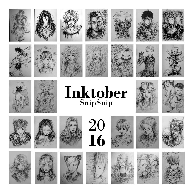 Inktober 2016 FINISHED