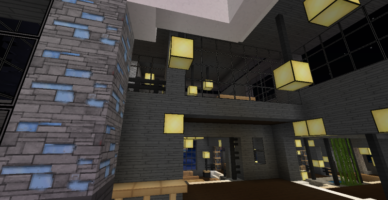 Modern Minecraft Mansion Lower Level Of Kitchen By
