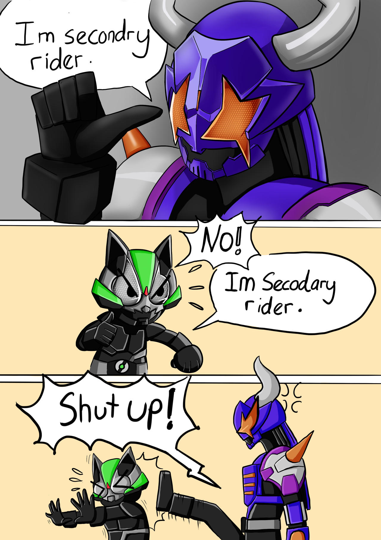 Who is Secondary Rider? by AITransBot on DeviantArt