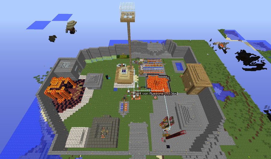 Minecraft Fort Von Awesome Upgraded By Nachtdersins On Deviantart
