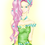 Fluttershy Human Form in Dress