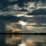 Sunset on the Amazon