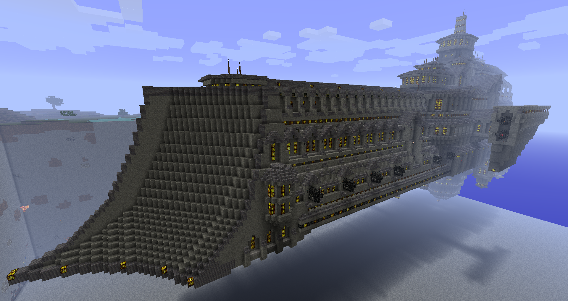 Minecraft spaceship, 40K by VV01 on DeviantArt Minecraft spaceship, 40K by VV01 on DeviantArt