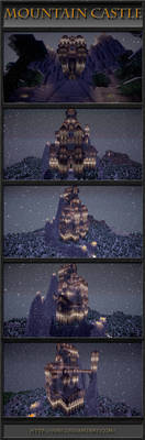 Minecraft Mountain Castle