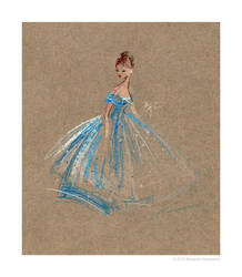 .:fashion illustration blue:.