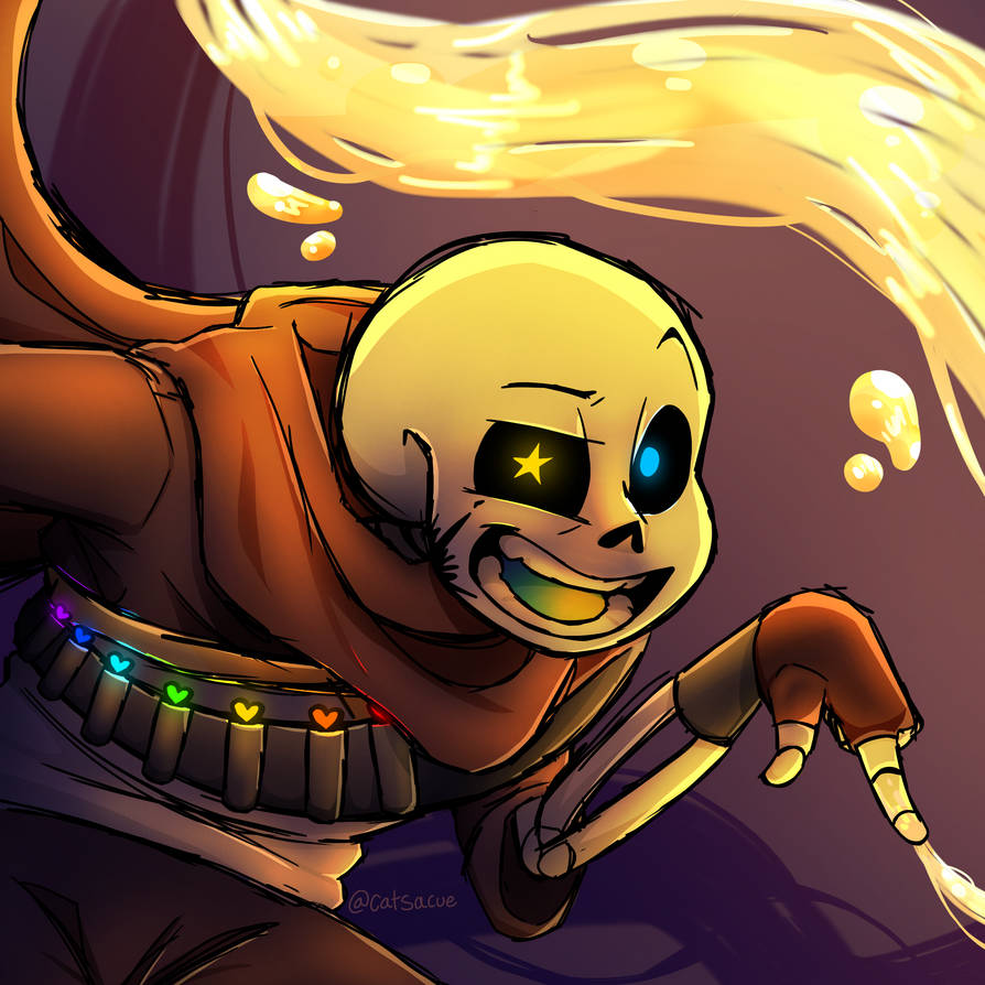 Ink Sans Illustration by CatsacueGaming on DeviantArt