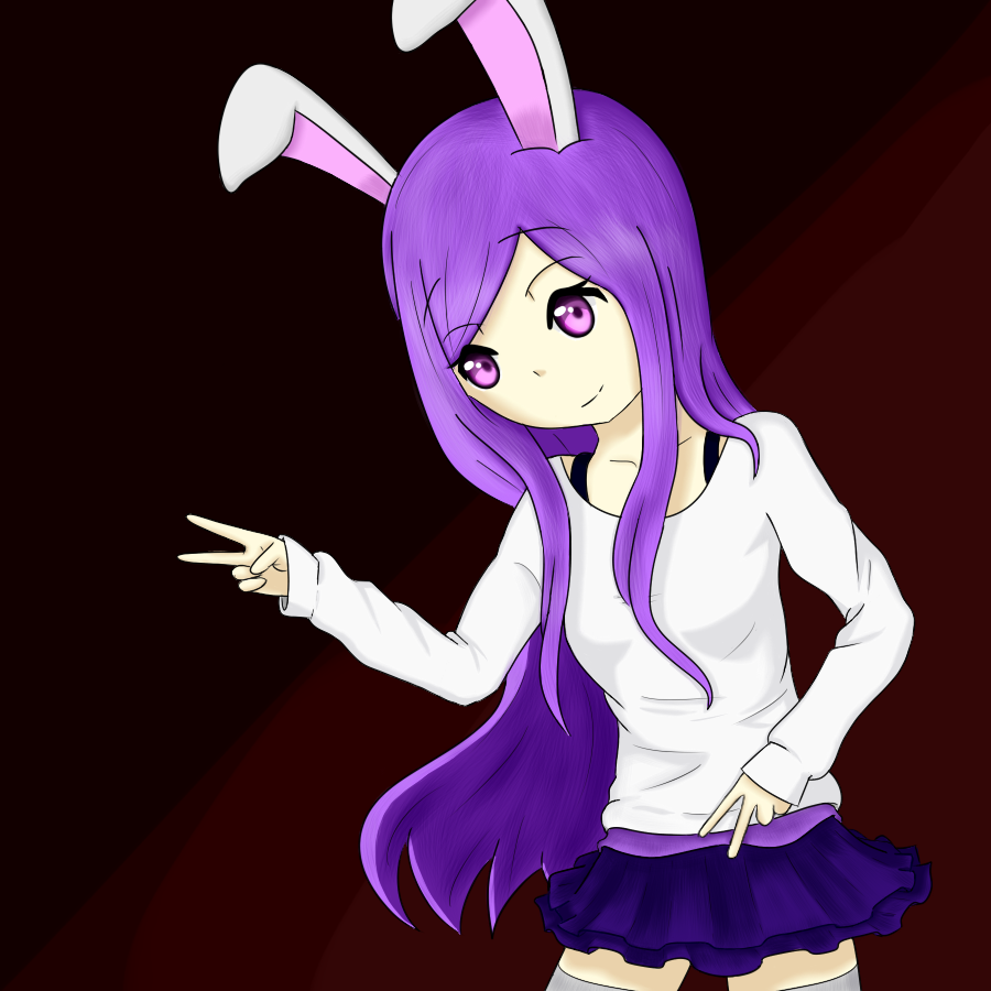 Eubasta's Purple Bunny OC - Contest Entry