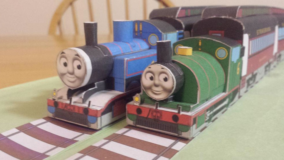 Paper Craft Thomas at Glenda Macon blog