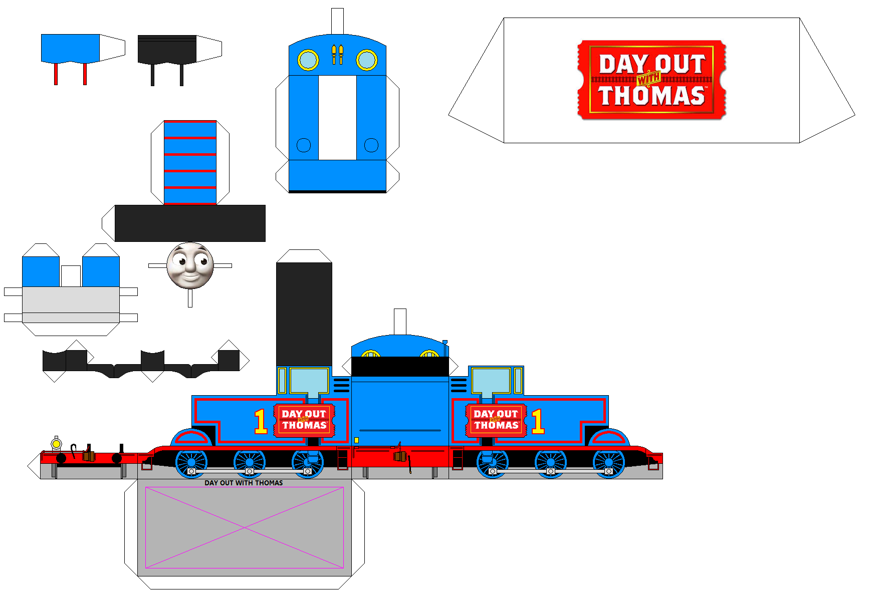 Dowt 3d Thomas By Chandlertrainmaster1 On Deviantart - roblox day out with thomas logo