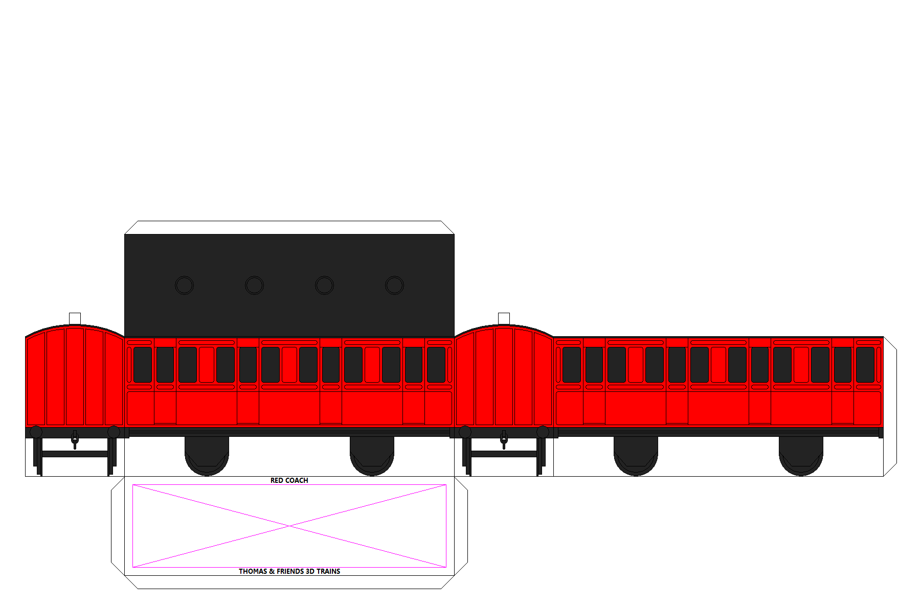 TAF 3D Red Coach by Chandlertrainmaster1 on DeviantArt