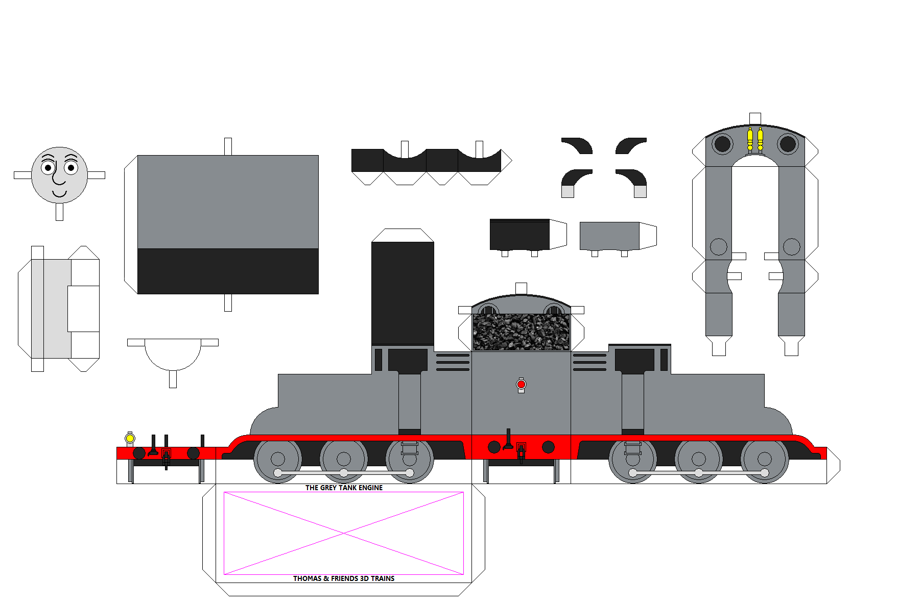 TAF 3D The Grey Tank Engine by Chandlertrainmaster1 on DeviantArt