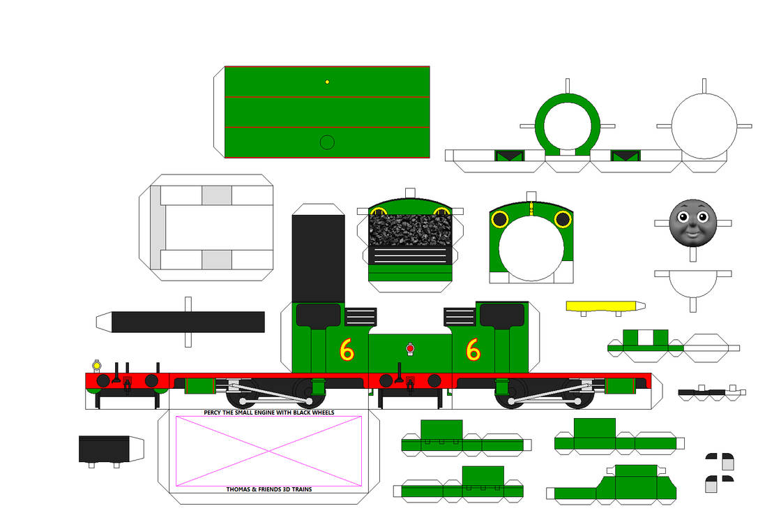 TAF 3D Percy With Black Wheels by Chandlertrainmaster1 on DeviantArt