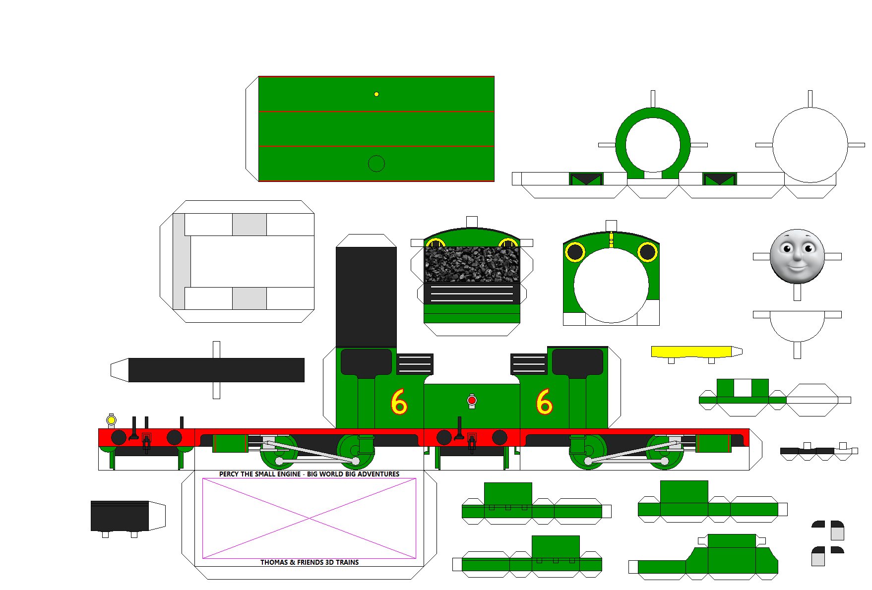 TAF 3D Percy - Big World Big Adventures by Chandlertrainmaster1 on ...