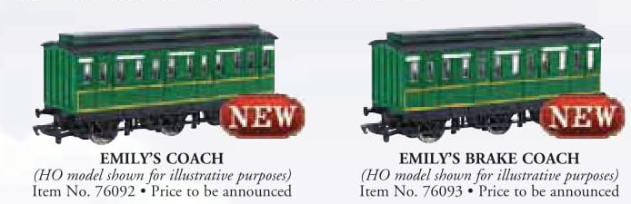 Bachmann N Scale Emily s Coaches by Chandlertrainmaster1 on