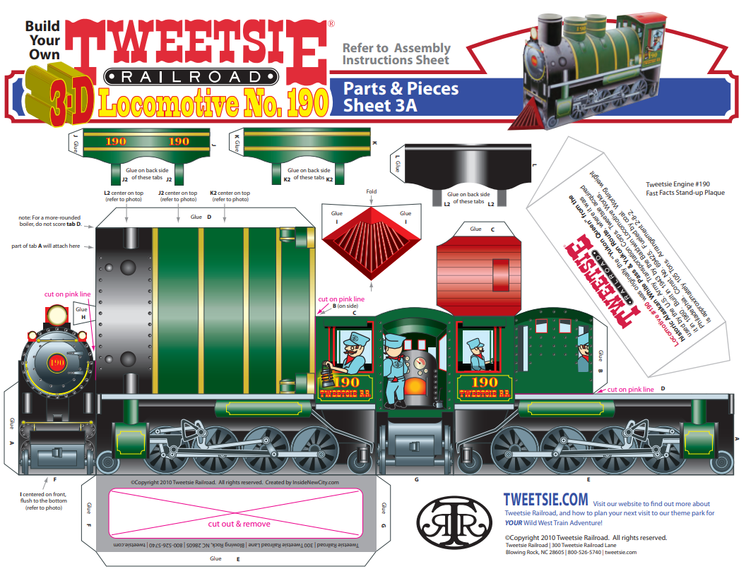 Tweetsie 3-D - Engine No. 190 (Official) by Chandlertrainmaster1 on ...