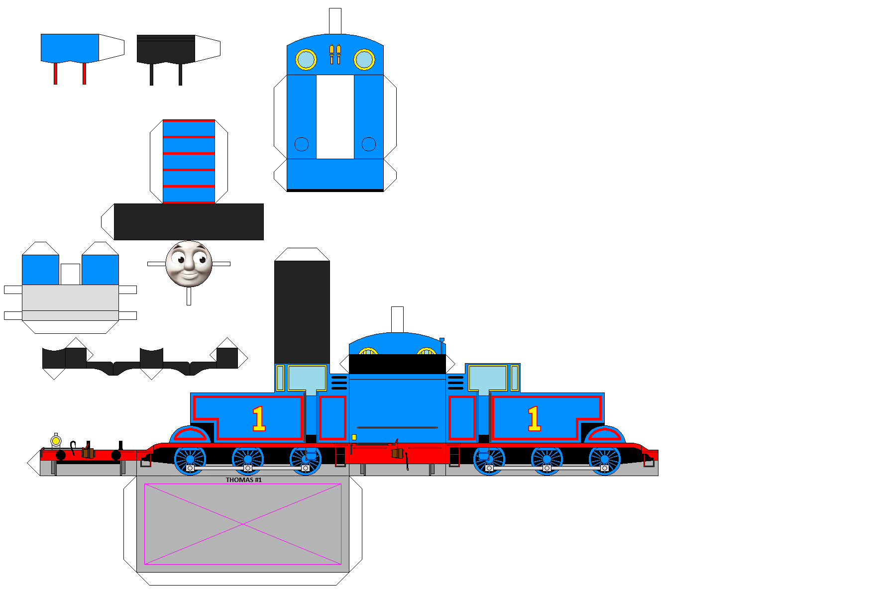 SRC 3D Thomas 1 by Chandlertrainmaster1 on DeviantArt