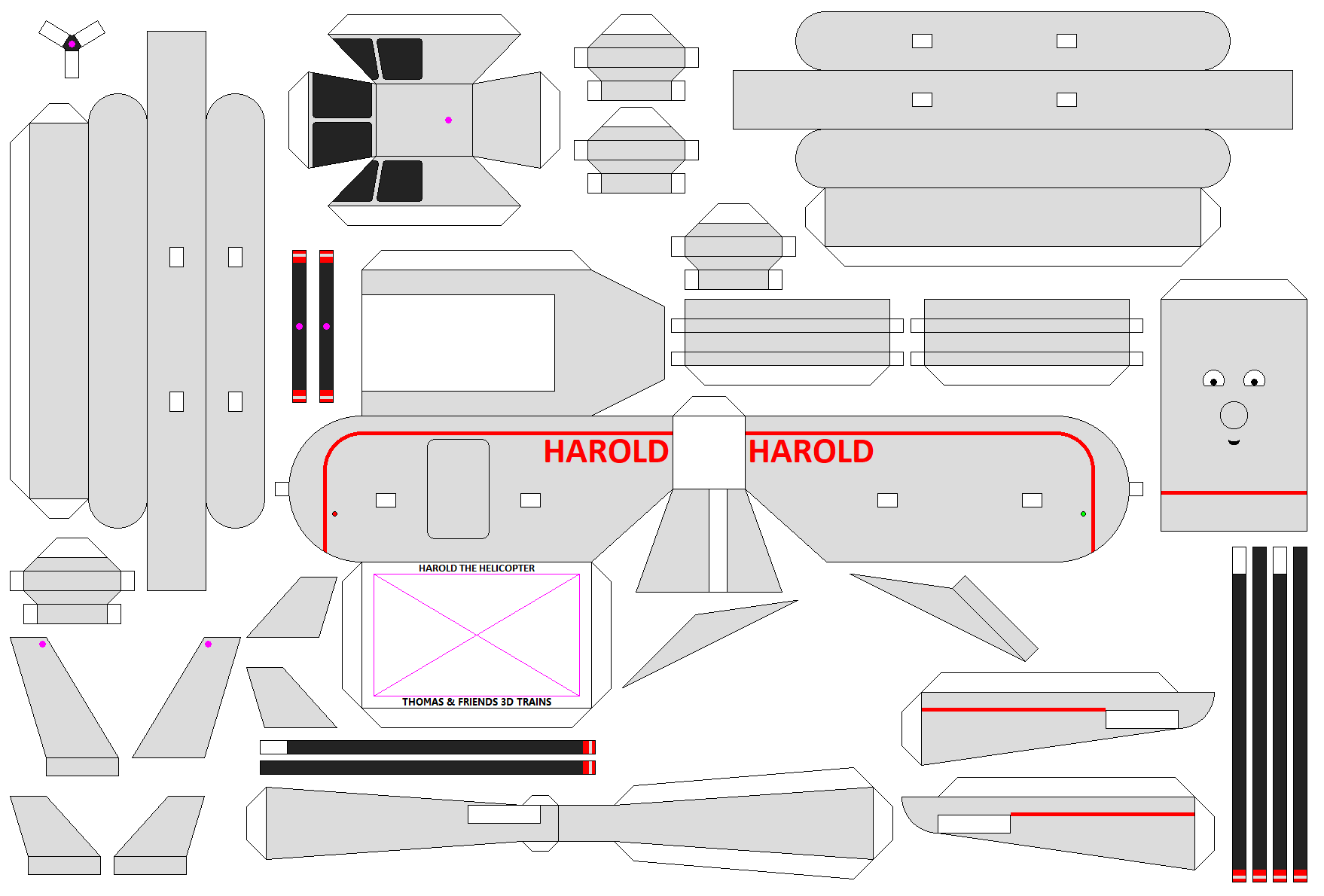 Harold Model TAF 3D Harold The Helicopter by Chandlertrainmaster1 on DeviantArt