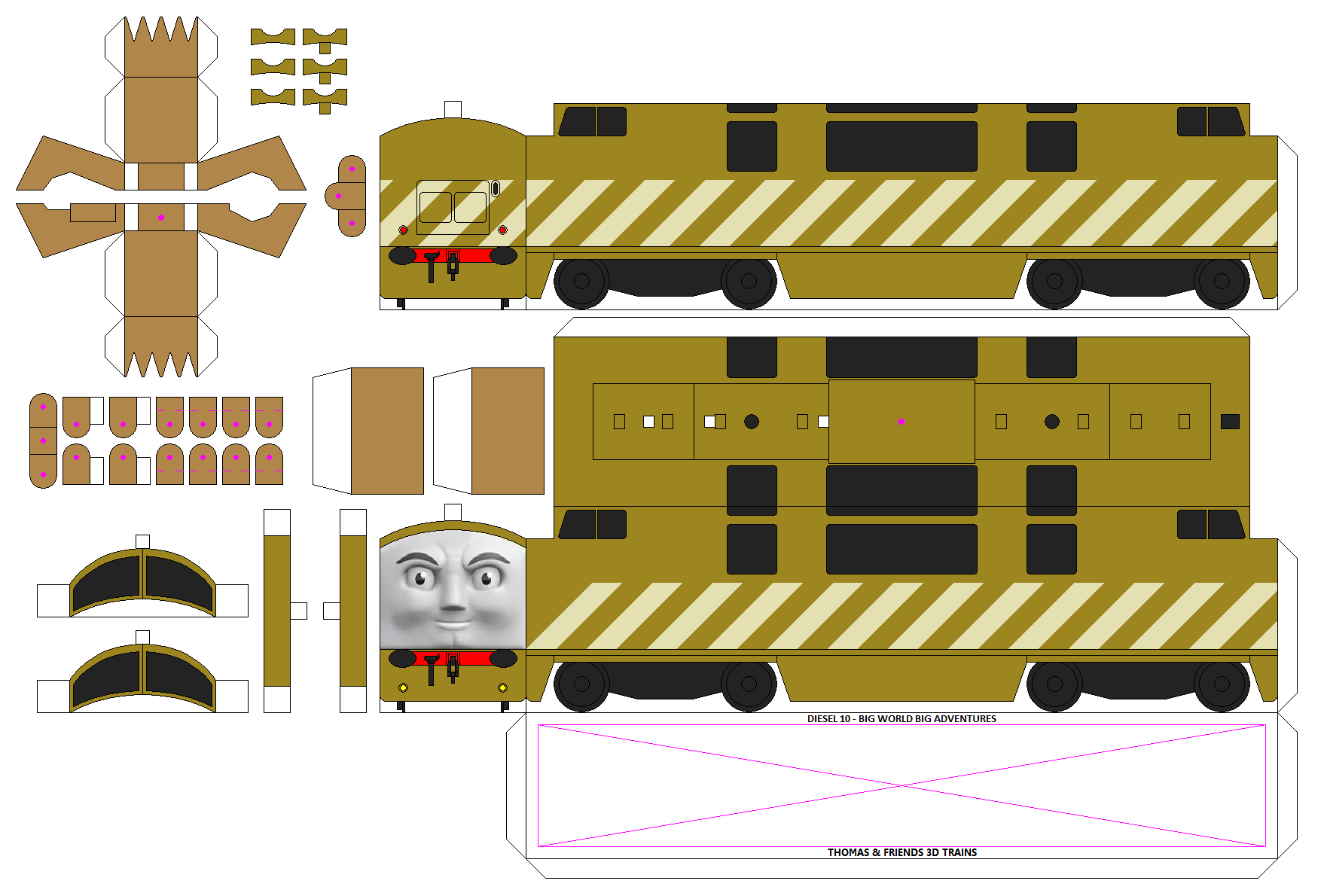 TAF 3D Diesel 10 - Big World Big Adventures by Chandlertrainmaster1 on ...